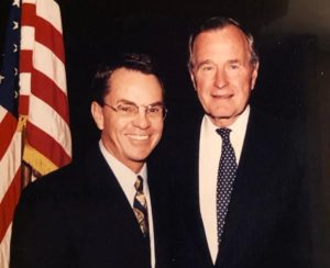 George HW Bush and Mike Noel